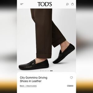 TOD'S City Driving Shoes in Leather